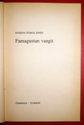 Hyeena Hämäläinen : Famagustan vangit 1975 1.p.