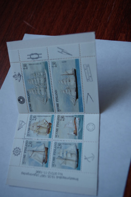 Postituore Purjelaivoja-vihko 1997 V35**