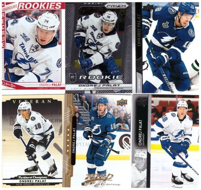 6 x ONDREJ PALAT Tampa Bay LIghtning sis. 2 x Rc Korttia