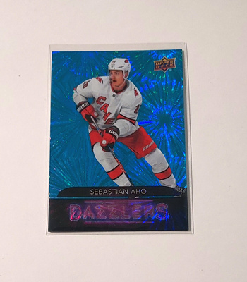 2020-21 Upper Deck Dazzlers Blue #DZ-9 Sebastian Aho