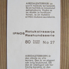 IPNOS.....Rotukoirasarja, kuva 80/27. Airedalenterrieri. - pikkukuva 2