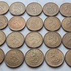 10 penniä, kaikki vuodet 1963-1982, 20 kolikkoa. Circ - pikkukuva 4