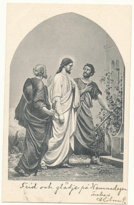JEESUS - 1905 kulkenut Carte Postale