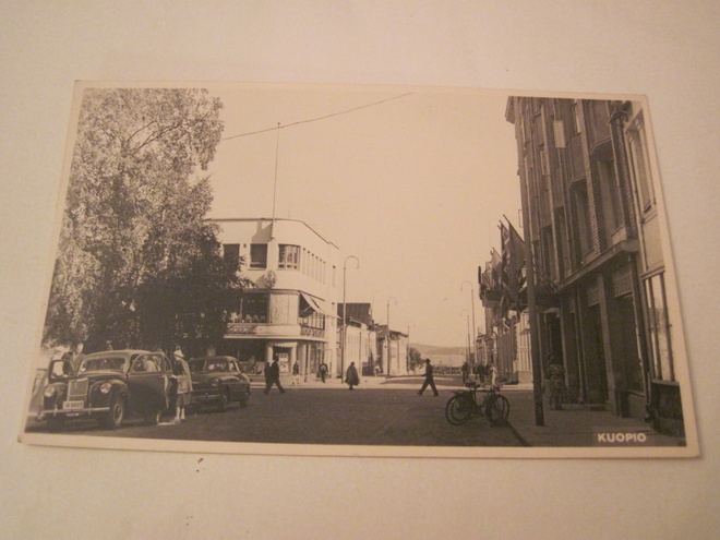 VANHA Postikortti Kuopio 1950-l Alkup.Mallikappale