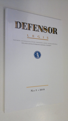 Defensor legis n:o 5/2018
