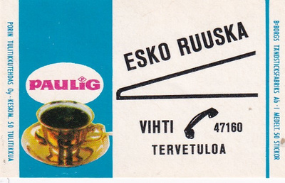 Vihti, Esko Ruuska , Paulig  2/11