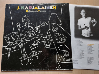 J.KARJALAINEN – KELTAISESSA TALOSSA orig. FIN 1990 LP