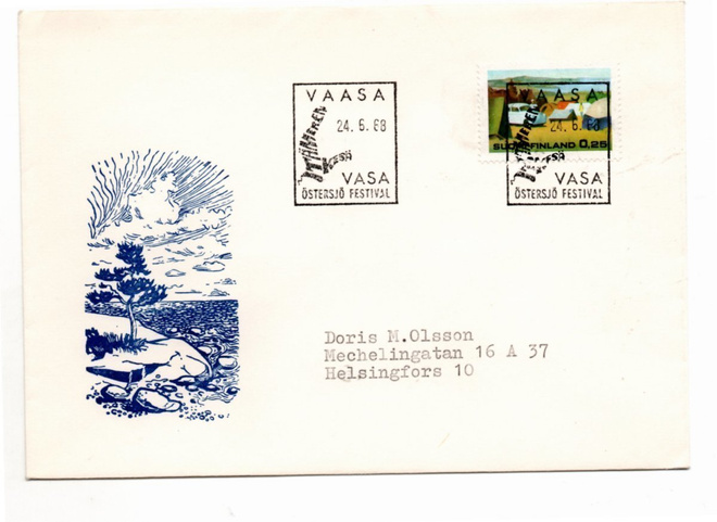 Vaasa: Östersjö festival (erikoisleima 24.6.1968)