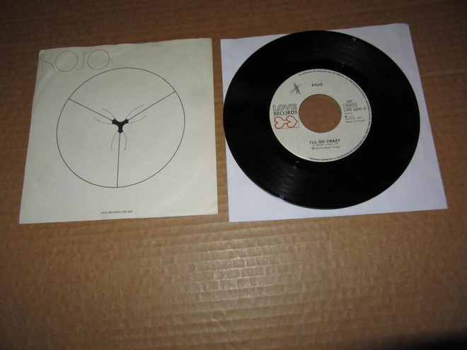 Kojo 7" I`ll Go Crazy/Hot Red White'N Blue,PS 1979