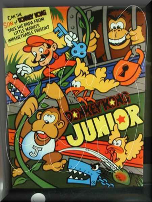 Donkey Kong Jr. pelin flyer (ei HV) ***