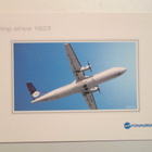 KULKEMATON FINNAIR LENTOKONE ATR 72 MAINOSKORTTI - pikkukuva 1