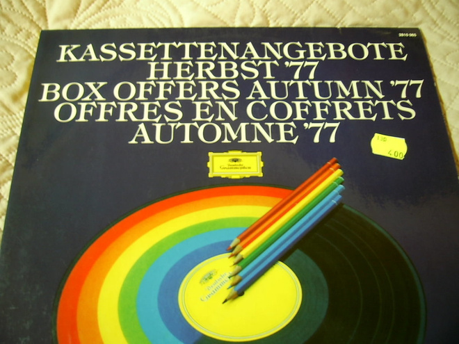 KASSETTENANGEBOTE HERBST 77 (KLASSINEN LP)