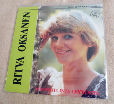 RITVA OKSANEN: Iskelmäkansio 2LP - loistokunto