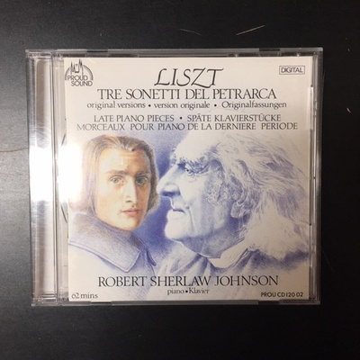 Robert Sherlaw Johnson - Liszt: 3 Petrarch Sonnets CD