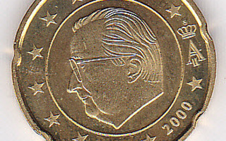 BELGIA 20 CENT 2000 PROOF