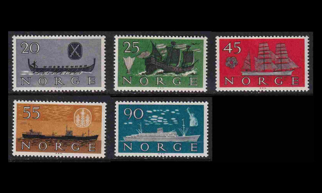 Norja 444-8 ** Laivoja (1960)