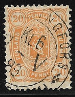 Nelilukuiset 1885 20p (LAPE 22) O