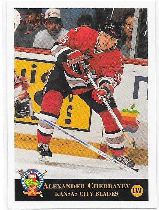 1993 Classic Prospects #194 Alexander Cherbayev ex- Kalpa