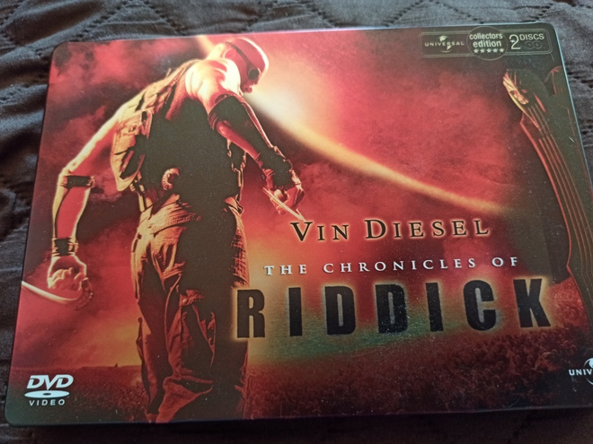 THE CHRONICLES OF RIDDICK STEELBOOK DVD (2 DISCS)