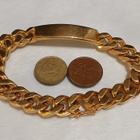 Gold plated Nick free ranneketju laatta - pikkukuva 5
