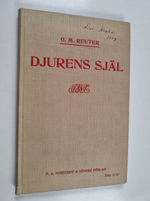 O. M. Reuter : Djurens själ