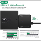 2,5/3,5" SATA - USB 3.0 kovalevyadapteri & virtalähde #31520 - pikkukuva 4