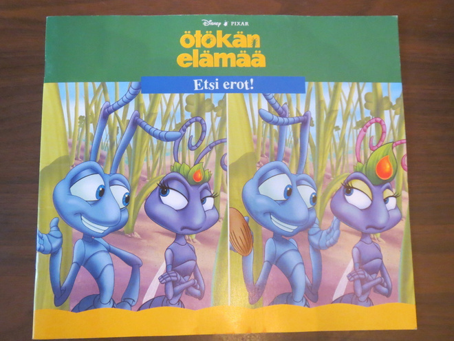 Disney: ötökän elämää - etsi erot!