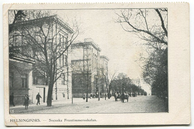 Helsinki Svenska Fruntimmerskolan, Bulevardi 1900-luvun alku