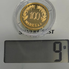 100 markkaa v. 1926 kullattu 0.925ag-kolikko - pikkukuva 1
