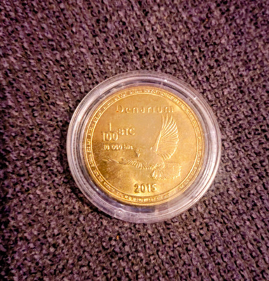 Bitcoin denarium, käytetty