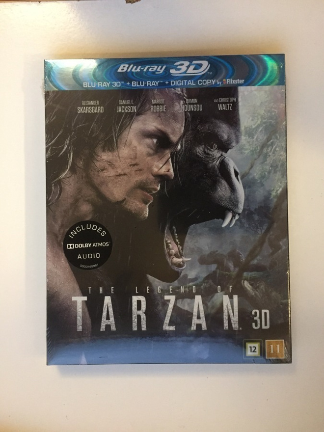 The Legend of Tarzan 3D (3D Blu-ray + Blu-ray) 2016 [UUSI]