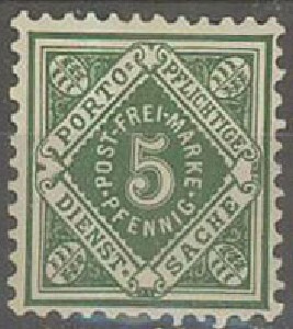 Wyrtemberg Mi 109 ++
