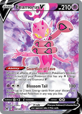Enamorus V 178/196 - Lost Origin - NM/M