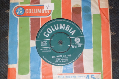 7" CLIFF RICHARD - Gee Whizz It's You - single 1960 EX-