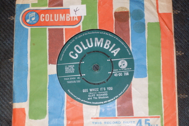 7" CLIFF RICHARD - Gee Whizz It's You - single 1960 EX-