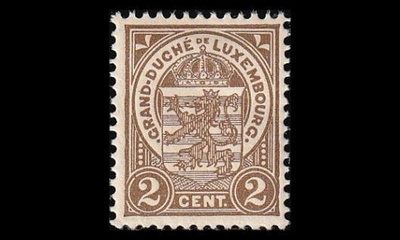 Luxemburg 85 * Käyttösarja vaakuna 2 C (1907)