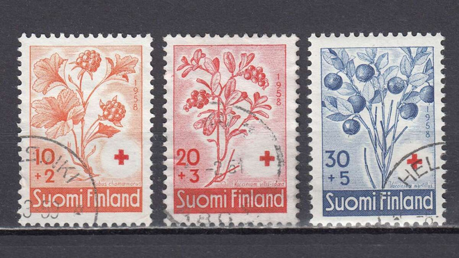 1958 Lape 499 - 501 Punainen Risti