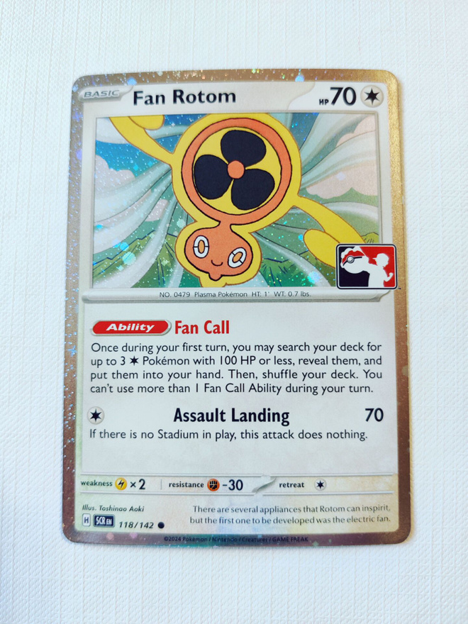 Fan Rotom Holo - Prize Pack Series 7