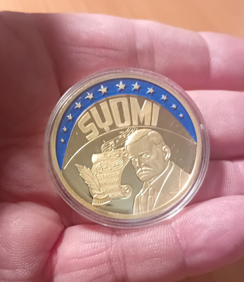 Myydään Suomi aiheinen ECU kolikko 1999