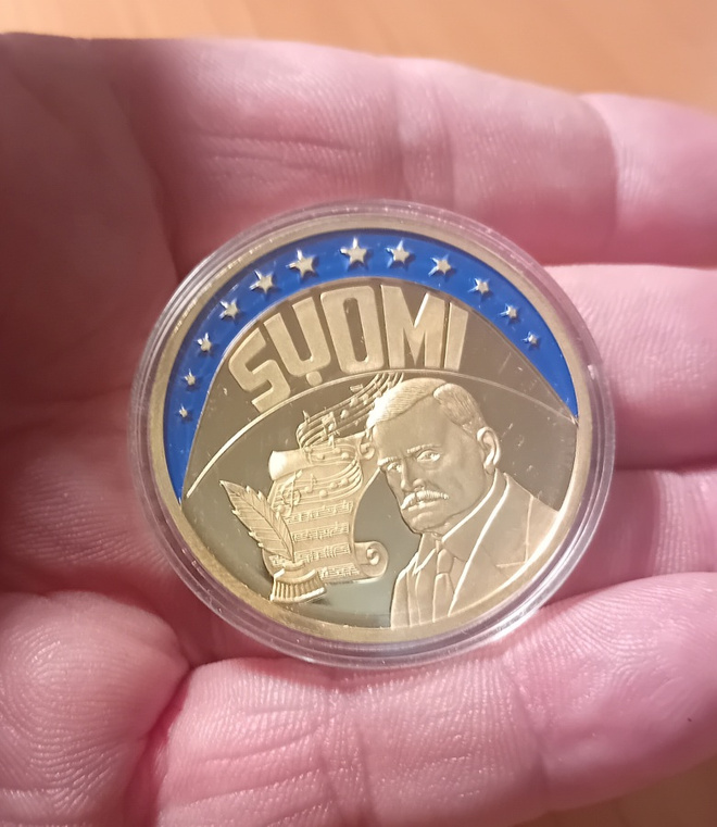 Myydään Suomi aiheinen ECU kolikko 1999