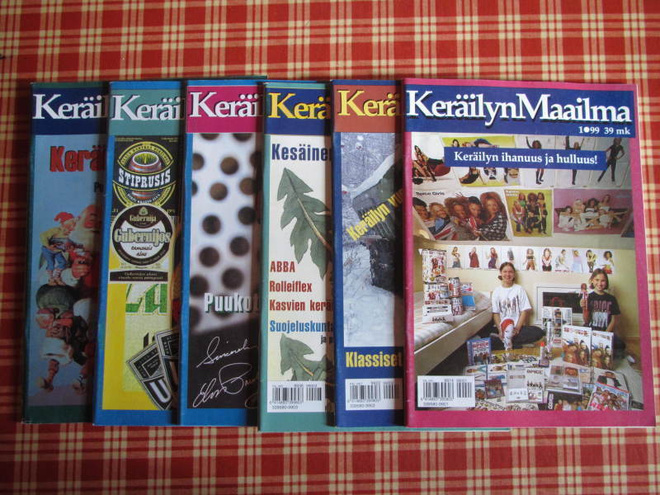 Keräilyn Maailma-lehti 1999 vuosikerta (6 numeroa)
