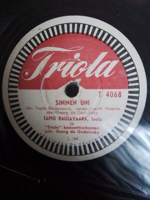 Savikiekko Tapio Rautavaara