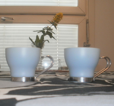 Vitrosax espresso lasit vaaleansininen 2 kpl
