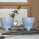 Vitrosax espresso lasit vaaleansininen 2 kpl - pikkukuva 1