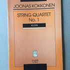 Joonas Kokkonen, String Quartet nr 1 - pikkukuva 1