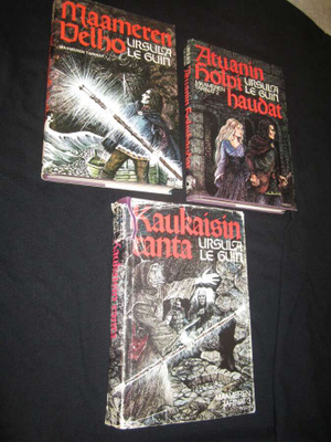 Ursula Le Guin: Maameren tarinat 1 - 3 ( kovakantiset )