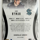 Jani Nyman 25-26 SPx #43 SPX Finite 112/199 Emerald Green - pikkukuva 2
