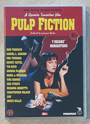 Quentin Tarantino: PULP FICTION (1994) 7 Oscarin ehdokas