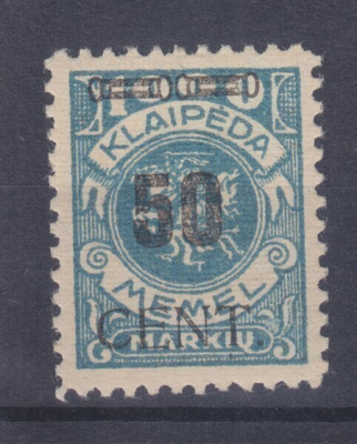 Saksa reich Memel Mi 191