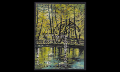 Bosnia-Hertsegovina 234BL12 o Europa vesi (2001)